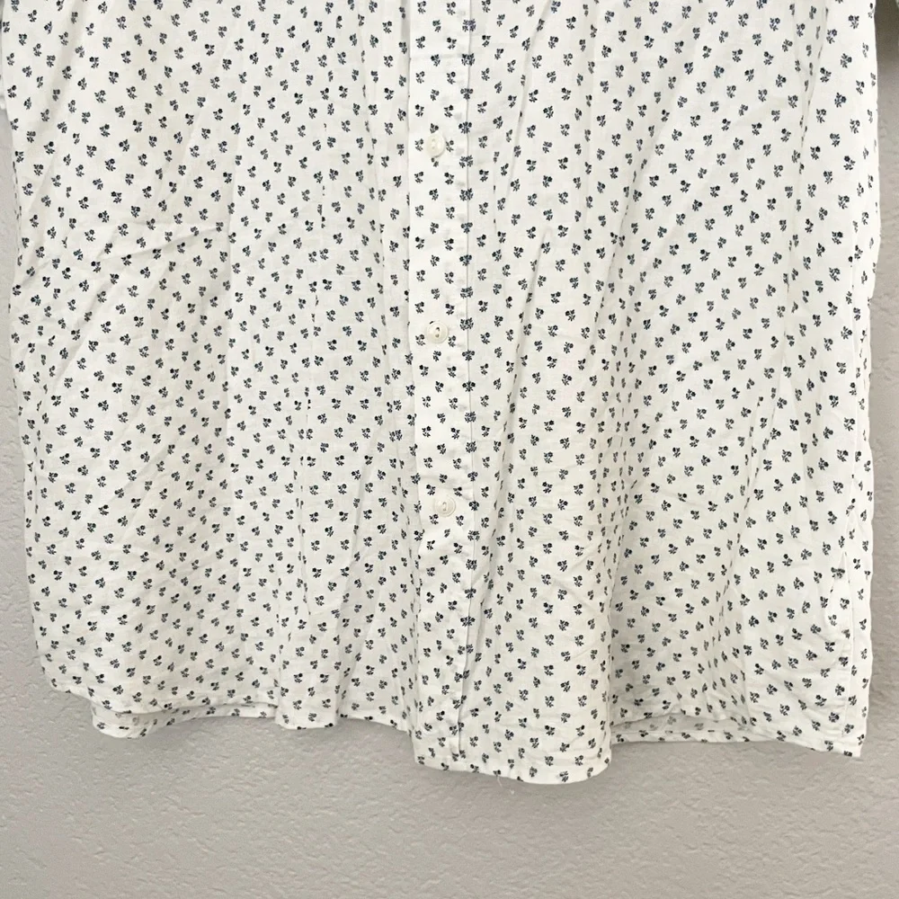 RAILS Men’s Carson Bleu Fleur Button Collar Shirt XXL